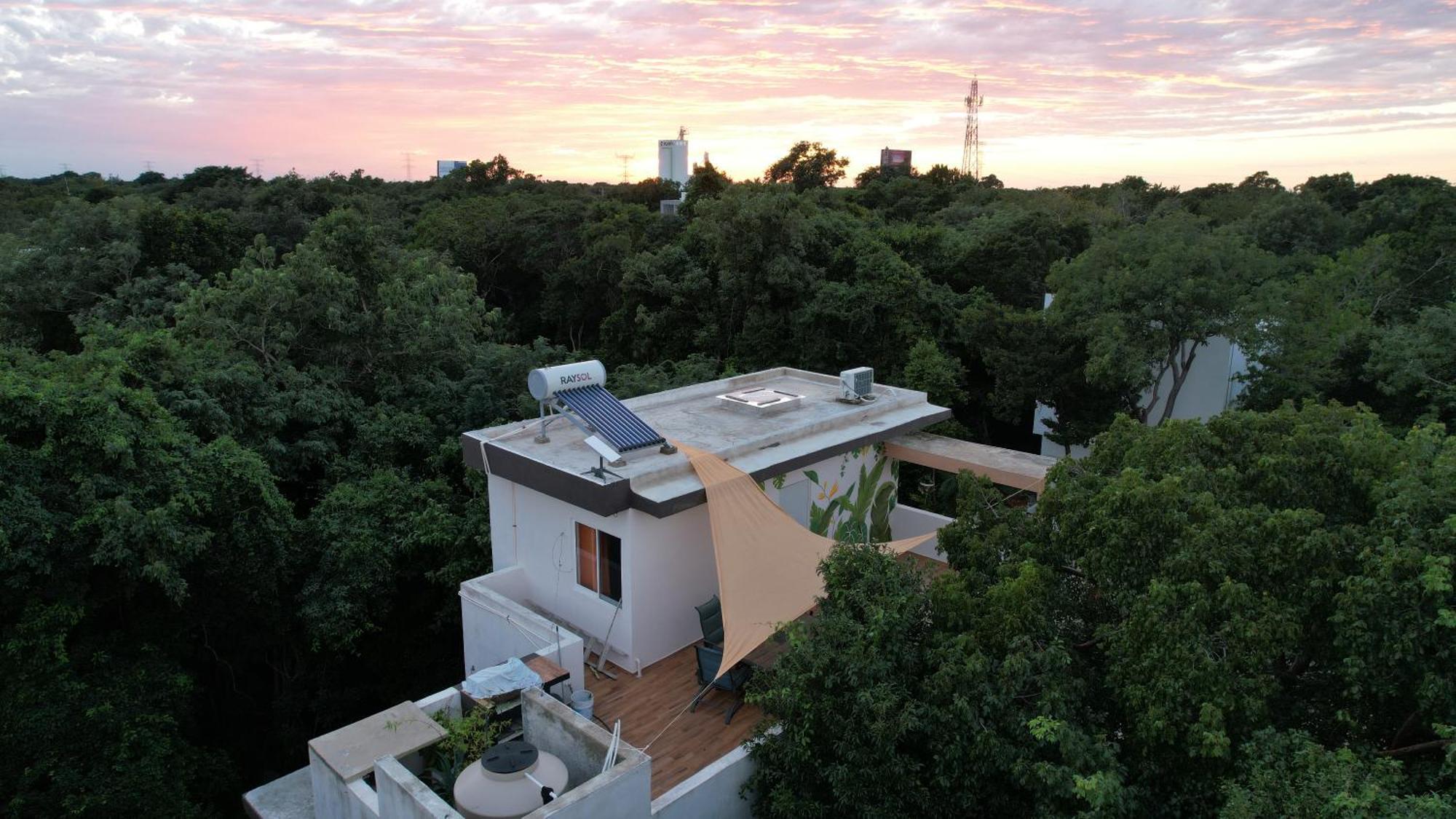 Relaxing Comfortable Jungle View Eklum Villa Rivera Maya Puerto Morelos Pool Ac Gym Gated Community Eksteriør billede